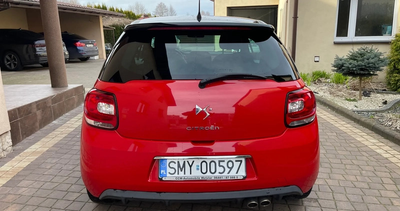 Citroen DS3 cena 22300 przebieg: 222000, rok produkcji 2012 z Golina małe 191